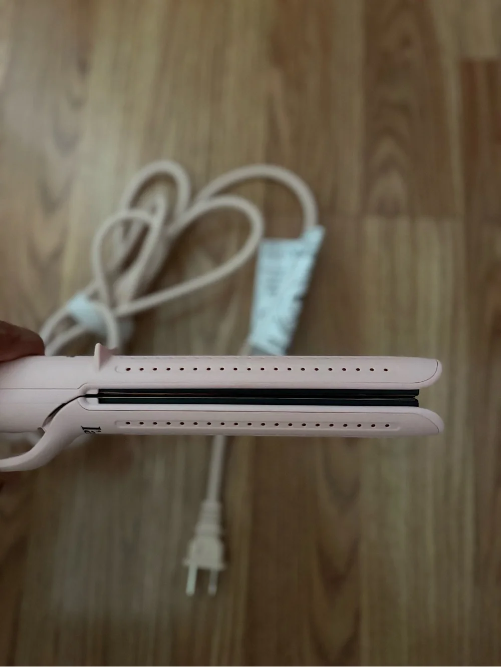 Lange Pink Ceramic Hair Straightening Brush